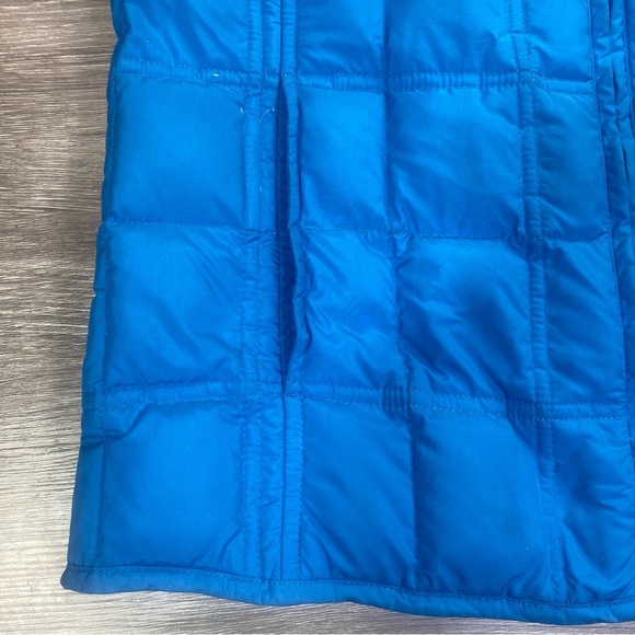 Royal Blue Quilted Puffer Vest with Stand-Up Collar - Picture 11 of 11